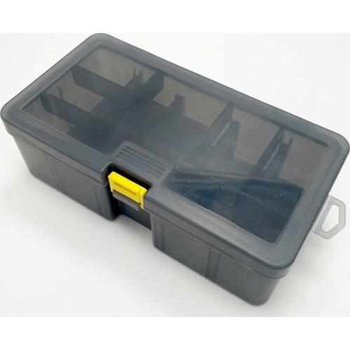 New Adjustable Plastic Fishing Lure Hook Tackle Box Storage Case Portable Tackle Multifunctional Organizer Fishing Boxes X437G