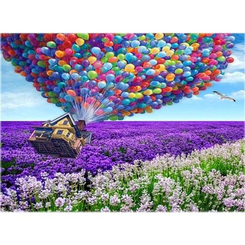 Nature Printed Canvas 11CT Cross-Stitch DIY Embroidery Full Kit DMC Threads Handmade Craft Knitting Handiwork Package Decor