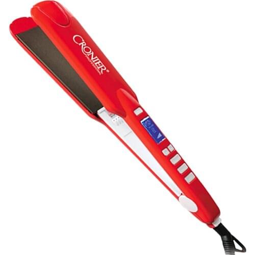 Max 450F professional flat iron straightening hair straightener smoothing hairdressing tool wide plate 220-240v LCD digital