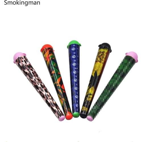 Straight small pill box Sealed tube Horn tube Conical sealed container Storage tube portable cigerette case smoke accesoires