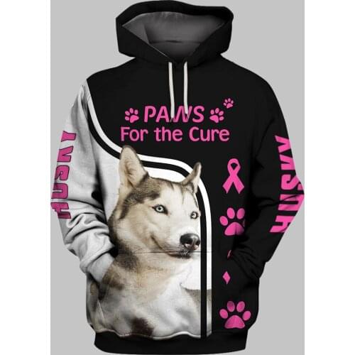 Husky 3D Hoodies Printed Pullover Men For Women Funny Sweatshirts Fashion Animal Sweater Drop Shipping 01