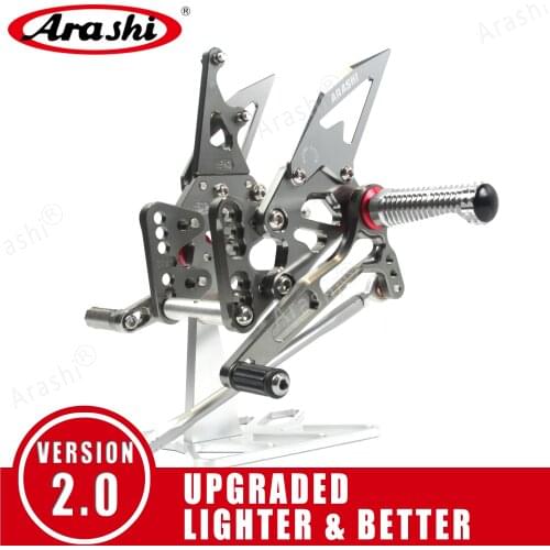 Arashi CNC Adjustable Footrest For SUZUKI GSX-R1000 2005 -2021 Rearset Foot Peg GSX1000R GSXR GSX-R 1000 2018 2019 2020 2021
