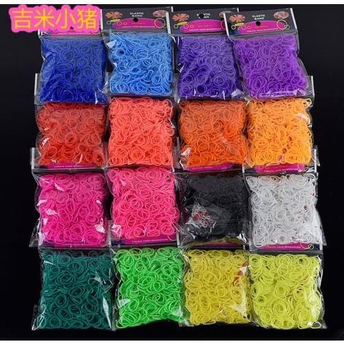 600pcs Loom Bands for Children Girl Gift Elastic Bands for Weaving Lacing Toy Orbits Needlework Creativity Bracelet Toy