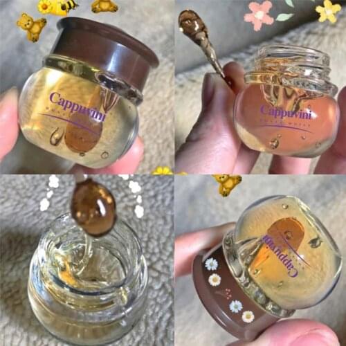 Moisturizing Honey Lip Oil Unisex Nourishing Anti-wrinkle Lip Care Anti-cracking Smooth Lip Fine Lines Sleeping Lip Mask TSLM1