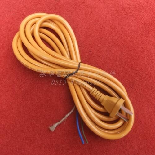 Yellow 3.2 meters soft copper wire with 2 foot plug 851A1 for Electric power tools accessories
