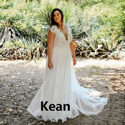 Plus Wedding Dresses Cap Sleeve v neck Bride Gown Dubai Arabic Abiti Da Sposa Vestidos De Novia De Noche