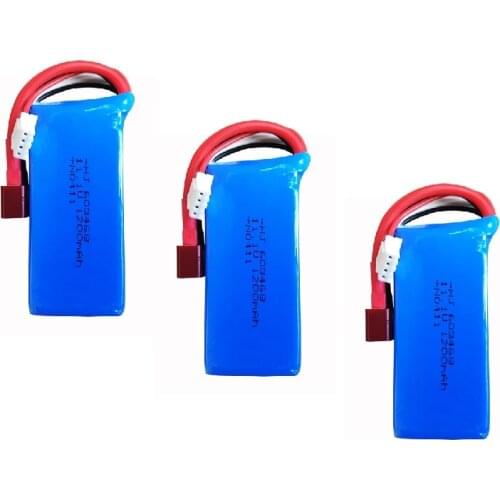 11.1V 1200mAh 30C 3S Lipo Battery for WLtoys WL915 Rc Boat High Speed Vehicle F1 Racing Boat Parts RC Battery