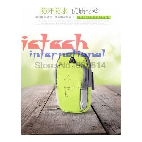 By dhl or ems 200pcs 5.5inch Sports Running Jogging Gym Arm Band Holder Bag Sports Outdoor Hiking Wrist Bags For Mobile Phones