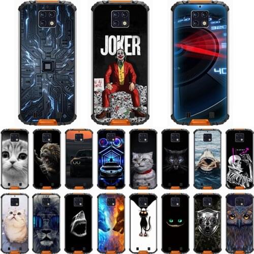 For OUKITEL WP6 Case Wolf Silicon TPU Fundas for OUKITEL WP 6 Cat Animal Shell Bag Housing Phone Cases for Oukitel WP6