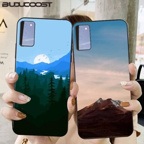 Landscape painting Phone Case for Samsung S6 S7 edge S8 S9 S20 S21 S30plus ultra S21/S30 S10-5G lite 2020 S10E