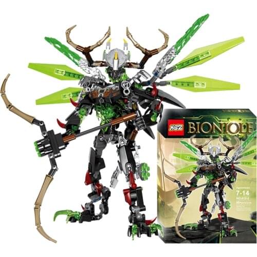 BIONICLE Umarak Uxar Action Figures Building Block Toy For Kid Christmas Boy Gift Compatible Major Brand 71310+71300 261pcs/Set
