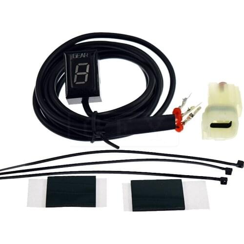 Motorcycle LCD Electronics 6 Speed 1-6 Level Gear Indicator Digital Gear Meter For Honda Fury 2010 - 2017 2018 Interstate 10-16