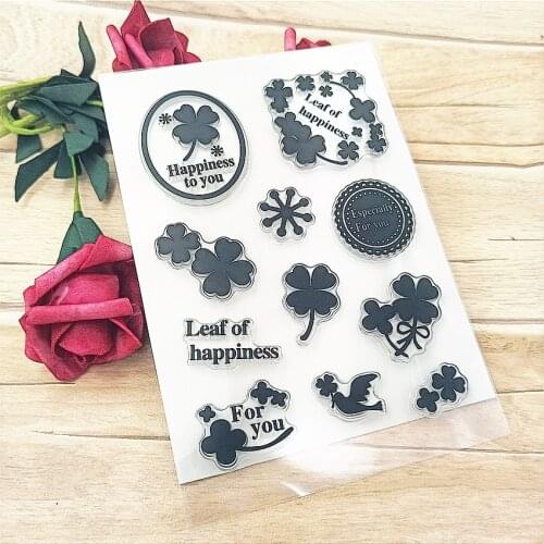 Hot selling Clover transparent clear stamp / silicone seal roller stamp DIY scrapbook album / card production