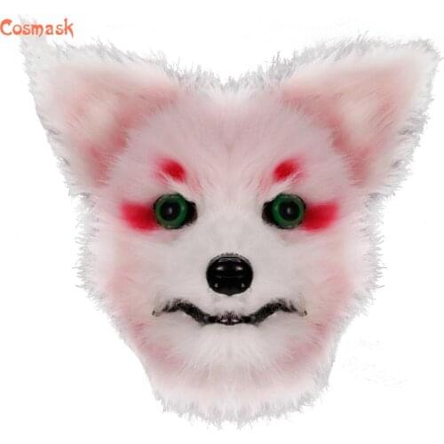 Cosmask Halloween Pink Fox Mask For Women Masquerade Halloween Party Supplies Pink Cosplay Mask