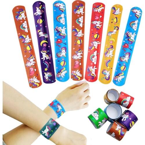 Unicorn Clap Circle Toys My Little Pony Party Cute Unicornion Birthday Party 1st Girls Rainbow Birthday Party Favor Kids Gifts