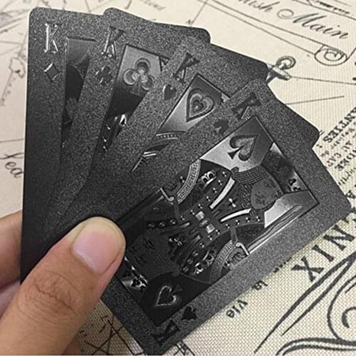 54Pcs/Set Waterproof Laser Foil Poker Table Game Playing Card Novelty Collection Table Game Poker Cards Perfect For Playing Game