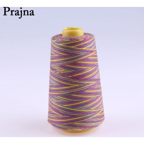 Prajna Multicolor Sewing Thread For Sewing Quilting Accessories Cheap Machine Embroidery Threads Industrial Polyester Thread