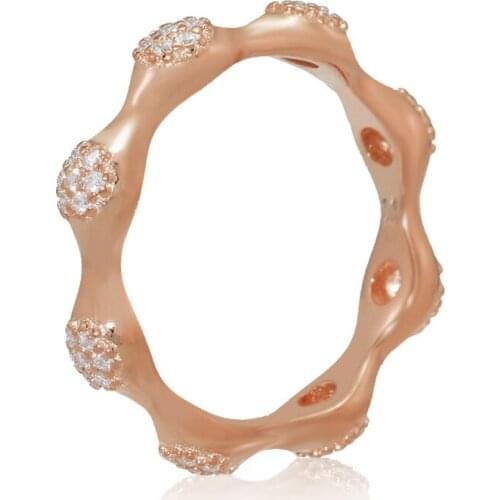 Modern LovePods Rose Rings 100% Authentic 925 Sterling-Silver-Jewelry Free Shipping