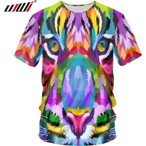 UJWI O Neck Tshirt 3D Printed Best Selling Big Size Clothing Mens T Shirt Summer Short Sleeve T Shirts Man Teens Boy Male Homen