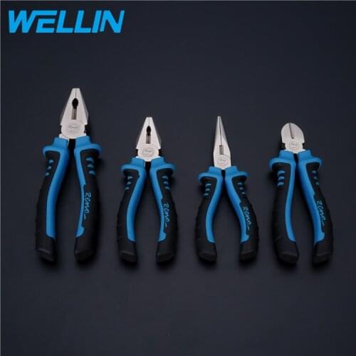 High Quality Nickle Plated Head Holding Tools Uses Of Pliers With PVC Handle 8" combination Pliers