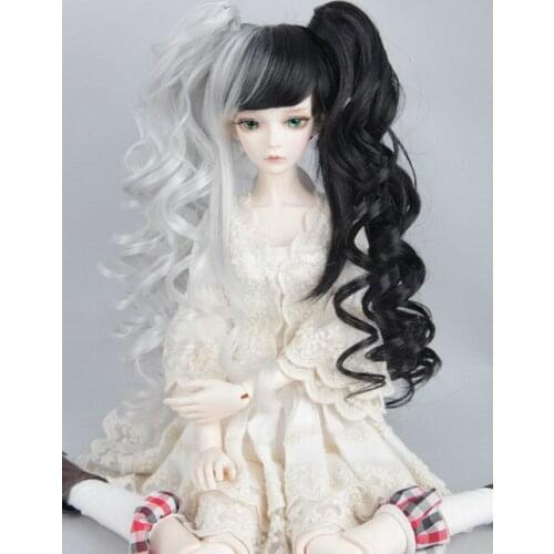 Hot Sale 1/4 1/6 Black White Wave short hair 1/3 1/4 1/6 Sudoll