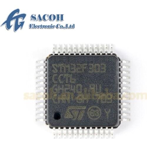 1PCS/lot New OriginaI STM32F303CCT6 STM32F303CCT6TR or STM32F303CBT6 or STM32F302CCT6 or STM32F302CBT6 LQFP-48 32bit MCU+FPU