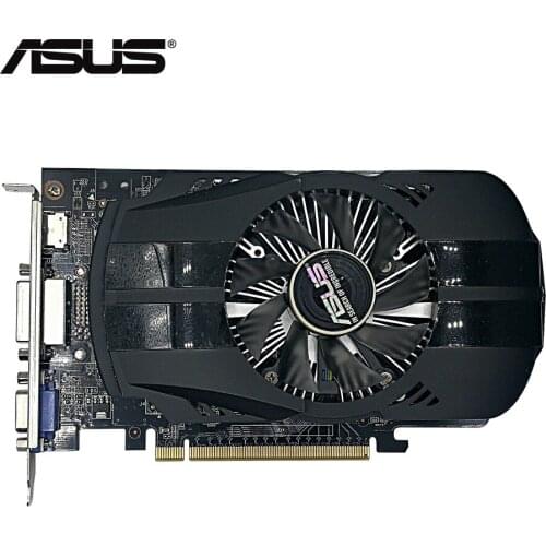 Used,original ASUS GTX 750 1G GDDR5 128bit HD graphic card,100% tested good