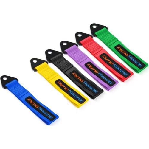 22cm Towing Rope High Strength Nylon Trailer Tow Ropes Racing Car Universal Tow Eye Strap Tow Strap Bumper Trailer Accessories