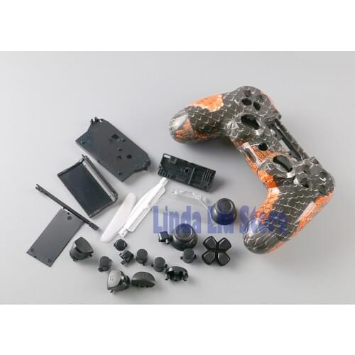 ChengChengDianWan Dragon Controller Shell Housing Case White Skulls head houing shell case with full buttons for ps4 controller