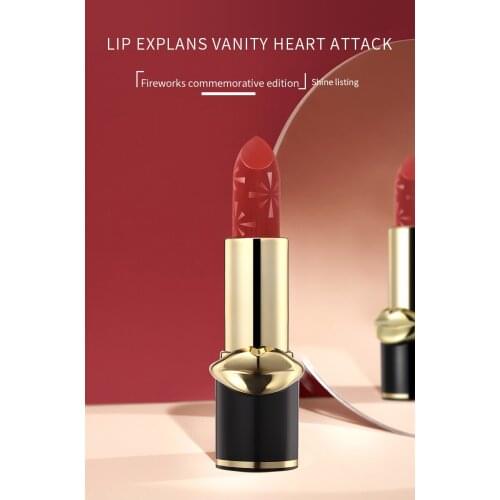 D.S.M Goddess Blooming Lipsticks Moisturizing Makeup Lipstick Waterproof Lipstains Sexy Red Cosmetics Makeup Lipstick