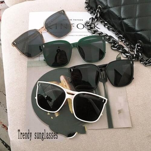 European and American Ladies Fashion Big Frame Sunglasses New Trendy Sunglasses for Men and Women Sunglasses