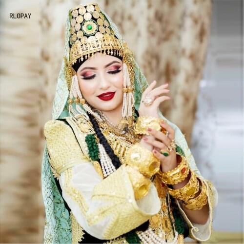 European Trendy Napoleon Figure Ladies Hand Bangles Luxury Design Coin Bracelets Arabic Royal Wedding Jewelry Bangles