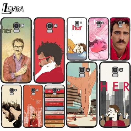 Movie 2013 HER for Samsung Galaxy j8 j7 j6 j5 j4 j3 j2 Core Prime Star Duo Plus 2018 2017 2016 Black Phone Case