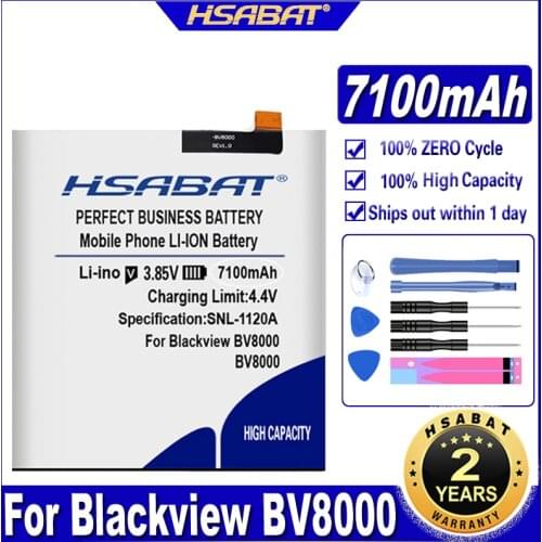 HSABAT Batteries For Blackview BV8000 Pro Phones