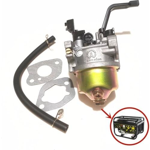 JIWANNIAN Generator Carburetor Carb for 2KW / 2.5KW / 2.8KW 168F Gasoline Generator Carburetor Kit Fits GX160 GX200 SPARE PARTS