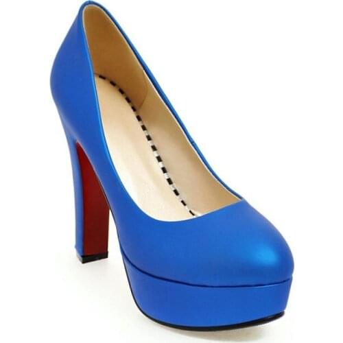 Sexy high with thick with code set foot size 31-43 shallow mouth to 18 years in new single shoes 1826