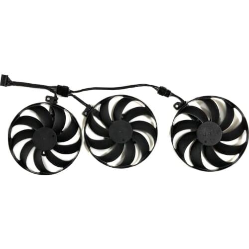 T129215BU 7Pin GPU Cooler Graphics Card Fans For ASUS ROG STRIX RTX 2080 Ti GAMING RTX2080 RTX2080Ti Replacement