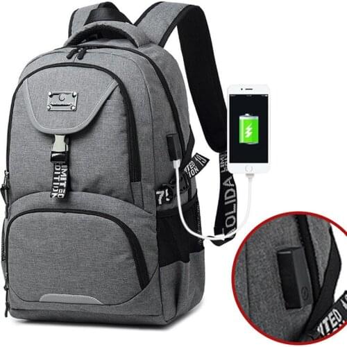 Fashion Hot Multifunction USB Charging Men Laptop Travel Backpacks For Teenager Male Mochila Leisure School Backpacks Schoolbag