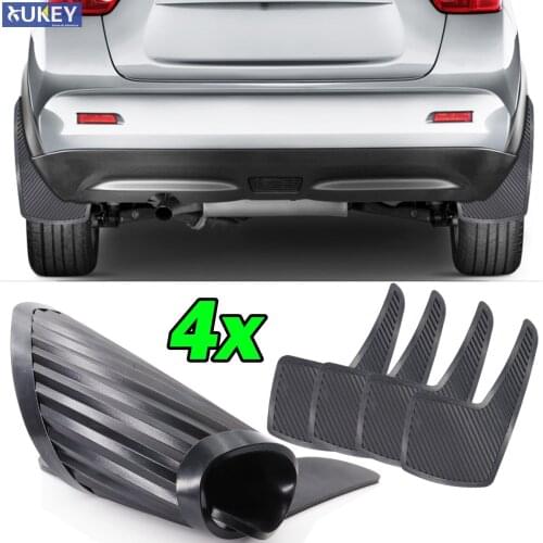 Set of 4x Universal Rubber Mud Flaps For Nissan Altima Sentra Versa Quest Maxima Murano March Frontier Juke Cube Splash Guards