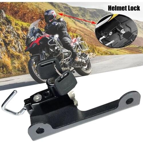 6 color Motorcycle Helmet Lock Kit Aluminum Alloy for BMW R1200GS LC Adventure R 1200 GS ADV 2014 2015 2016 2017 2018 Motorbike