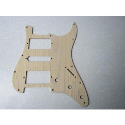 Unfinished hand made Ailanthus wood STRAT GUITAR HSH Pickguard #1629