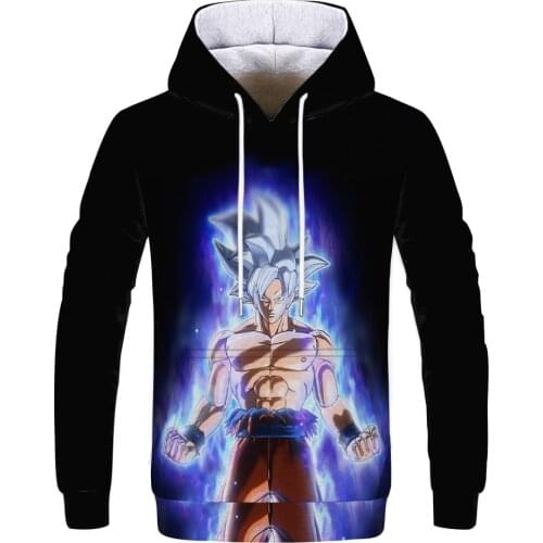 2021 autumn and winter fashion new anime cartoon 3D printing pattern mens casual hoodie trendy sweater