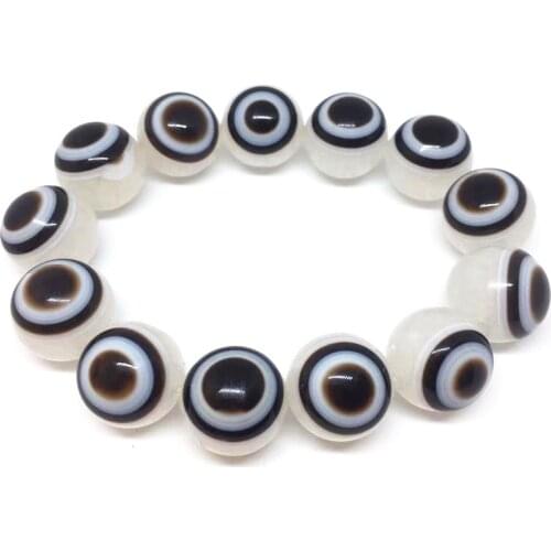 New Arrival Heaven Eyes Dzi Bracelet 18MM Beads Adjustable Jewelry High Quality