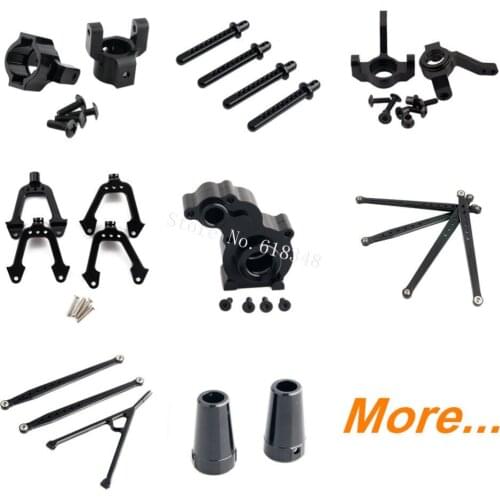 For AXIAL SCX10 Option Upgrade Parts Aluminum RC 1/10th Electric 4WD Rock Crawler Racer Truck Jeep Wrangler Unlimited Rubicion