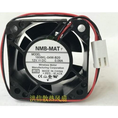 Original 4020 1608kl-04w-b20 DC12V 0.08A 40 * 20MM axial cooling fan