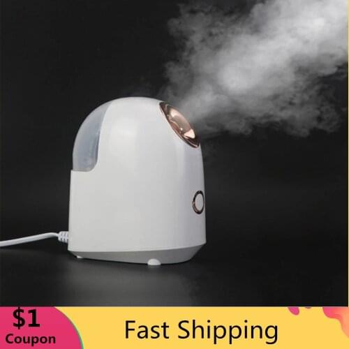 Face Steamer Nano Ionic Nebulizer Facial Cleaner Humidifier Anti Aging Wrinkle Pore Cleaner Blackhead Remover Steam facial Sauna