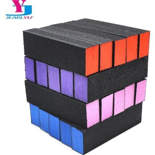 20 PCS Professional Nail Files Black Sandpaper Nail File Block High Quality Colorful Sponge Nail Buffer Blok Files For Manicure