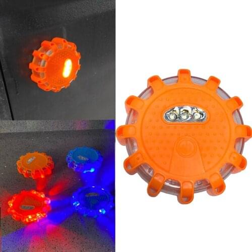 Roadside Warning Light Car Warning Light Emergency Strobe Flare Roadside LED Discs Beacon Flashing Warning Light Safety Lamp