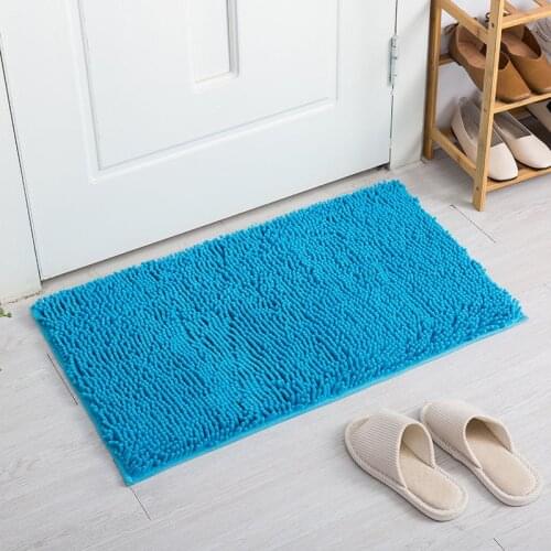 Yinzam Color in Random Small Size 30x50cm 12x20inch Chenille Mat Rugs for Home Chair Cushion Sofa Cover Carpet