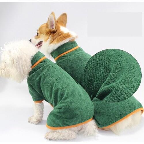 XS-XL Pet Towel Dog Bathrobe Super Absorbent Pet Drying Towel Microfiber Dog Bath Towels Quick-Drying Pet Bath Towel Pet Cloak